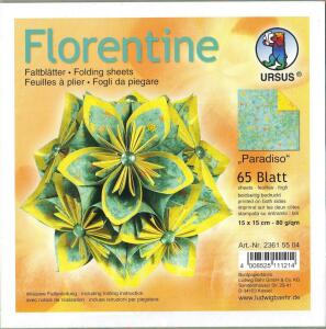 Ursus FLORENTINE "PARADISO" 80G.15x15CM,65BL.MOT.04