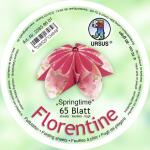 Ursus FLORENTINE"SPRINGTIME"80G.10CM RUND,65BL.M.01