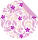 Ursus FLORENTINE"BELLIS"80G.10CM RUND,65B.M.02