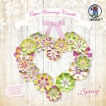 Ursus PAPER BLOOMING WREATH "SPRING"