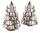 Ursus PAPER CHRISTMAS TREES "COUNTRY"