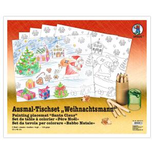 Ursus AUSMAL-TISCHSET "WEIHNACHTSMANN" 5BL.33x40CM