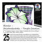 Ursus ZENTANGLE KACHELN BLANKO,"QUADRAT",25ST.WEISS