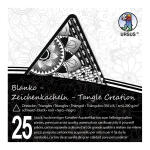 Ursus ZENTANGLE KACHELN BLANKO,"DREIECK",25ST.SCHWA