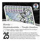 Ursus ZENTANGLE KACHELN BLANKO,"RAUTE",25ST.WEISS