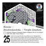 Ursus ZENTANGLE KACHELN BLANKO,"SECHSECK",25ST.WEIS