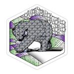 Ursus ZENTANGLE KACHELN BLANKO,"SECHSECK",25ST.WEIS
