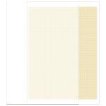 Ursus TRANSP.BLOCK 85G.DIN A4,25BL.WEISS