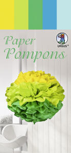 Ursus PAPER POMPONS,SET 2