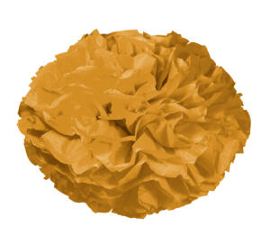Ursus PAPER POMPONS,SEIDENP.20G.50x70CM,10BG ORANGE