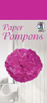 Ursus PAPER POMPONS,SEIDENP.20G.50x70CM,10BG.PINK