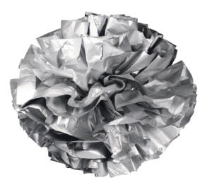 Ursus PAPER POMPONS,SEIDENP.20G.50x70CM,5BG.SILBER