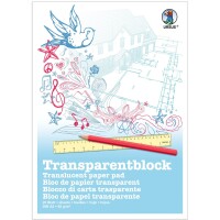 Ursus TRANSP.BLOCK 65G.DIN A3,25BL.WEISS