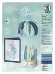 Ursus DEKO SET FEDERN FK.300G 24,8X33CM,6BL.104T.INDIGO