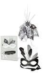 Ursus DEKO SET FEDERN FK.300G 24,8X33CM,6BL.104T.BL/WHIT