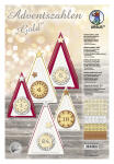 Ursus ADVENTSZAHLEN FK.300G IMPRES.310G 23X33CM,4BL GOLD