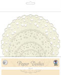 Ursus PAPER DOILIES STARLIGHT 200G 8ST.4GR.HERZEN ELFENB