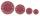 Ursus PAPER DOILIES STARLIGHT 200G 8ST.4GR.HERZEN D-ROT