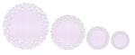 Ursus PAPER DOILIES STARLIGHT 200G 8ST.4GR.SCHMETTL.H-LI