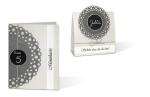 Ursus PAPER DOILIES STARLIGHT 200G 8ST.4GR.BLUMEN D-GRAU
