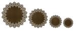 Ursus PAPER DOILIES STARLIGHT 200G 8ST.4GR.ORIENT D-BR.