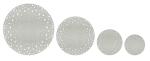 Ursus PAPER DOILIES STARLIGHT 200G 8ST.4GR.STERNE SILBER