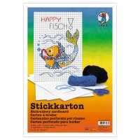 Ursus STICKKARTON 23x33CM,10BL.WEISS
