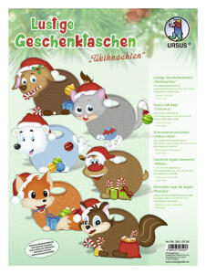 Ursus LUSTIGE GESCHENKTASCHEN "WEIHNACHTEN"