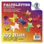 Ursus STROHSEIDE-FALTBL.19,5x19,5CM,100BL.10F.SORT.