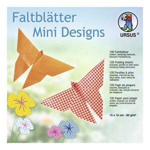 Ursus FALTBL."MINI DESIGNS"80G.15x15CM,3D.10FB.120B.