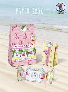 Ursus PAPER BOOK "FLAMINGO" 157G.22,5x30,4C