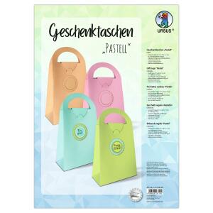 Ursus GESCHENKTASCHEN 300G.4ST.4FB.SORT. "PASTELL"
