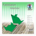 Ursus INTENS.FALTBL.UNI 20x20CM,100BL.DUNKELGRÜN