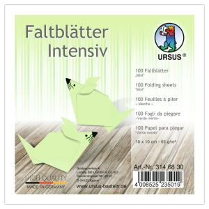 Ursus INTENS.FALTBL.UNI 10x10CM,100BL.MINT