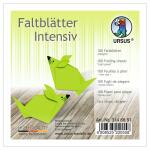 Ursus INTENS.FALTBL.UNI 10x10CM,100BL.HELLGRÜN
