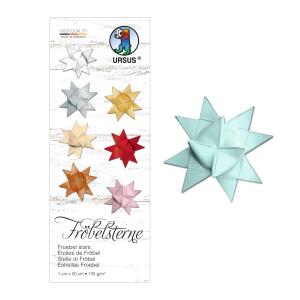 Ursus FRÖBELSTERNE 130G.1x50CM,100ST.TÜRKIS