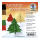 Ursus FALTBL."WEIHNACHTEN" 130G.10x10CM, 100BL,6 FARBEN