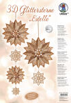 Ursus 3D GLITTERSTERNE "ESTELLE" KUPFER