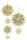 Ursus 3D GLITTERSTERNE "ESTELLE" GOLD