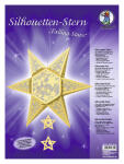Ursus SILHOUETTEN-STERN "FALLING STARS" 220G. GOLD
