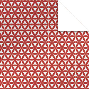 Ursus AURELIO STERN "DELTA" WEIß/ROT 15x15CM