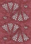 Ursus MODENA-STERN MINI "DOTS",230G,A4,2ST,WEINROT