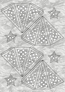 Ursus MODENA-STERN MINI "DOTS",230G,A4,2ST,SILBER