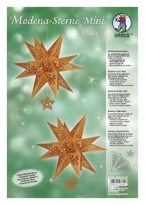 Ursus MODENA-STERN MINI "DOTS",220G,A4,2ST,KUPFER