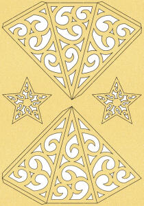 Ursus MODENA-STERN "GRACE" 200G,A4,GOLD