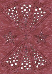 Ursus MODENA-STERN "STARS",230G,A4,WEINROT