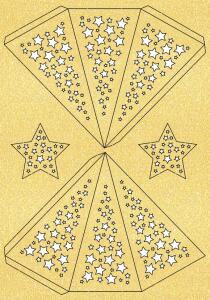 Ursus MODENA-STERN "STARS",200G,A4,GOLD