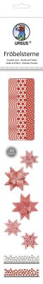 Ursus FRÖBELSTERNE GEOMETRISCH ROT/WEISS