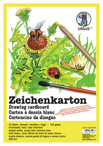 Ursus ZEICHENKARTON 120G.DIN A4,25BL.
