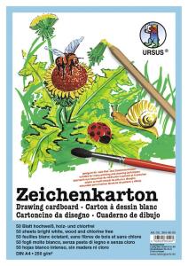 Ursus ZEICHENKARTON 250G.DIN A4,50BL.